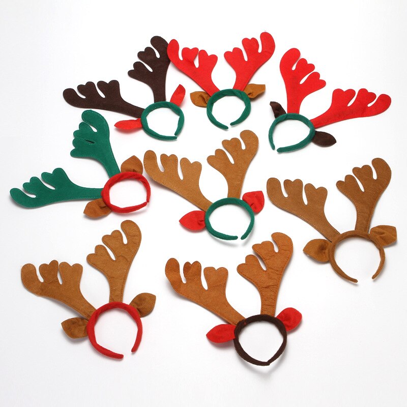 Bois bandeau décorations de noël pour la maison noël Festival fête ornements nouvel an décor enfants cheveux accessoires