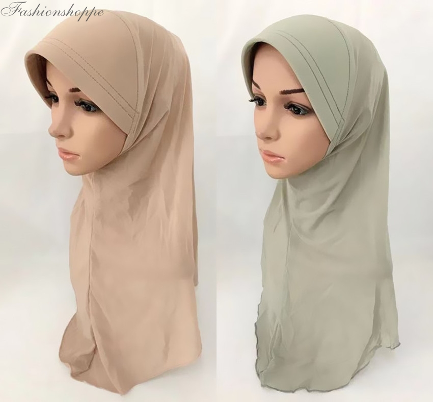 Muslimi amira naiset tytöt seisovat hijab likainen väri vedä islamilainen huivi päähine rukoile huivit huivi ramadan
