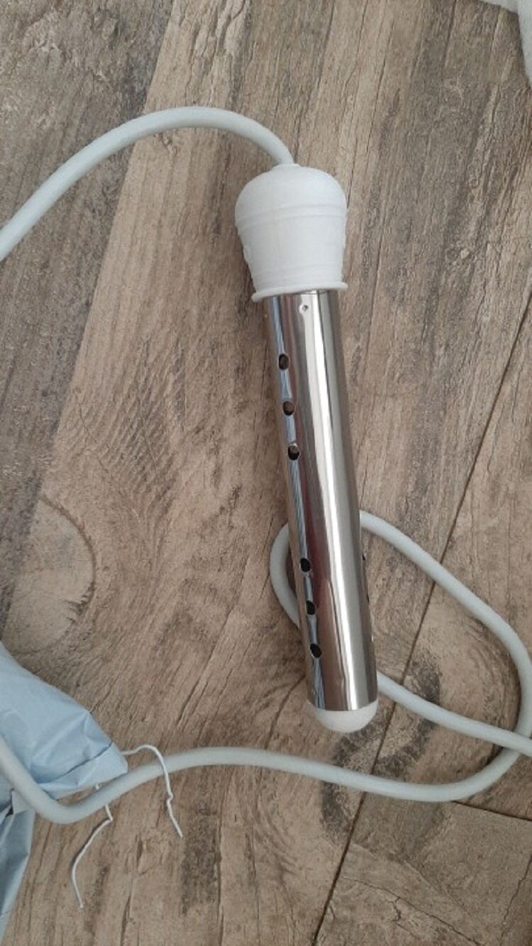 3000W Immersion Heater Boiler Water Heating Rod AU Plug 220V High Power Stainless Steel