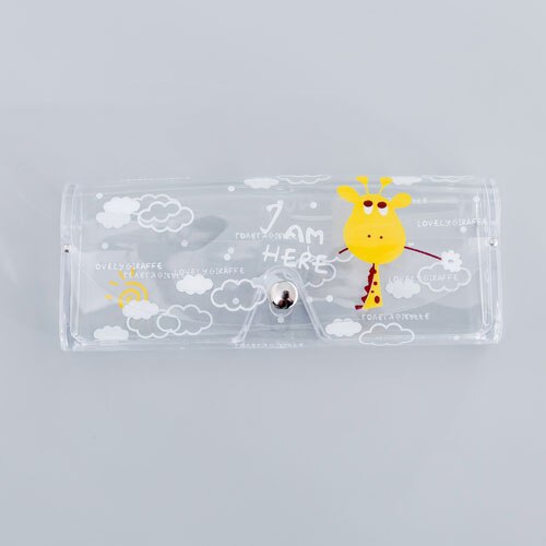 1 PCS Cartoon Cute Travel Transparent PVC Eye Glasses Cosmetic Makeup Earphone Organizer Bag Case: 1