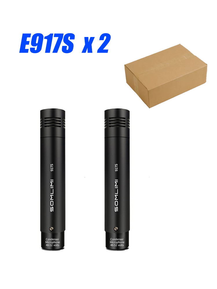 917S X2 condenser instrument microphone, cardioid instrument mic with clamp mount for: Default Title