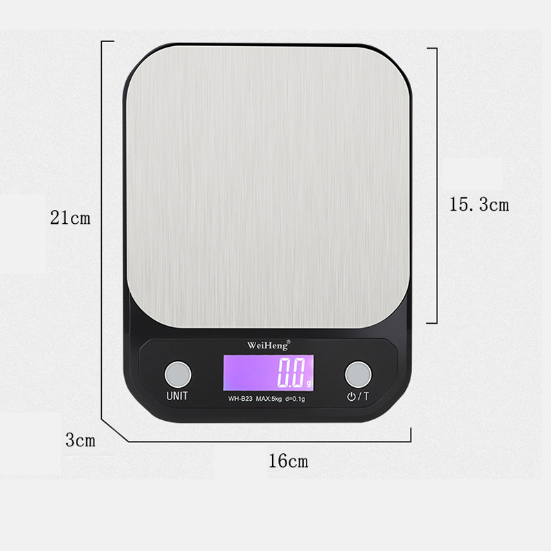 10kg/3kg/5kg Portable Digital Scale High Precision 0.1g LED Electronic Scales Postal Food Balance Measuring Weight Kitchen Scale