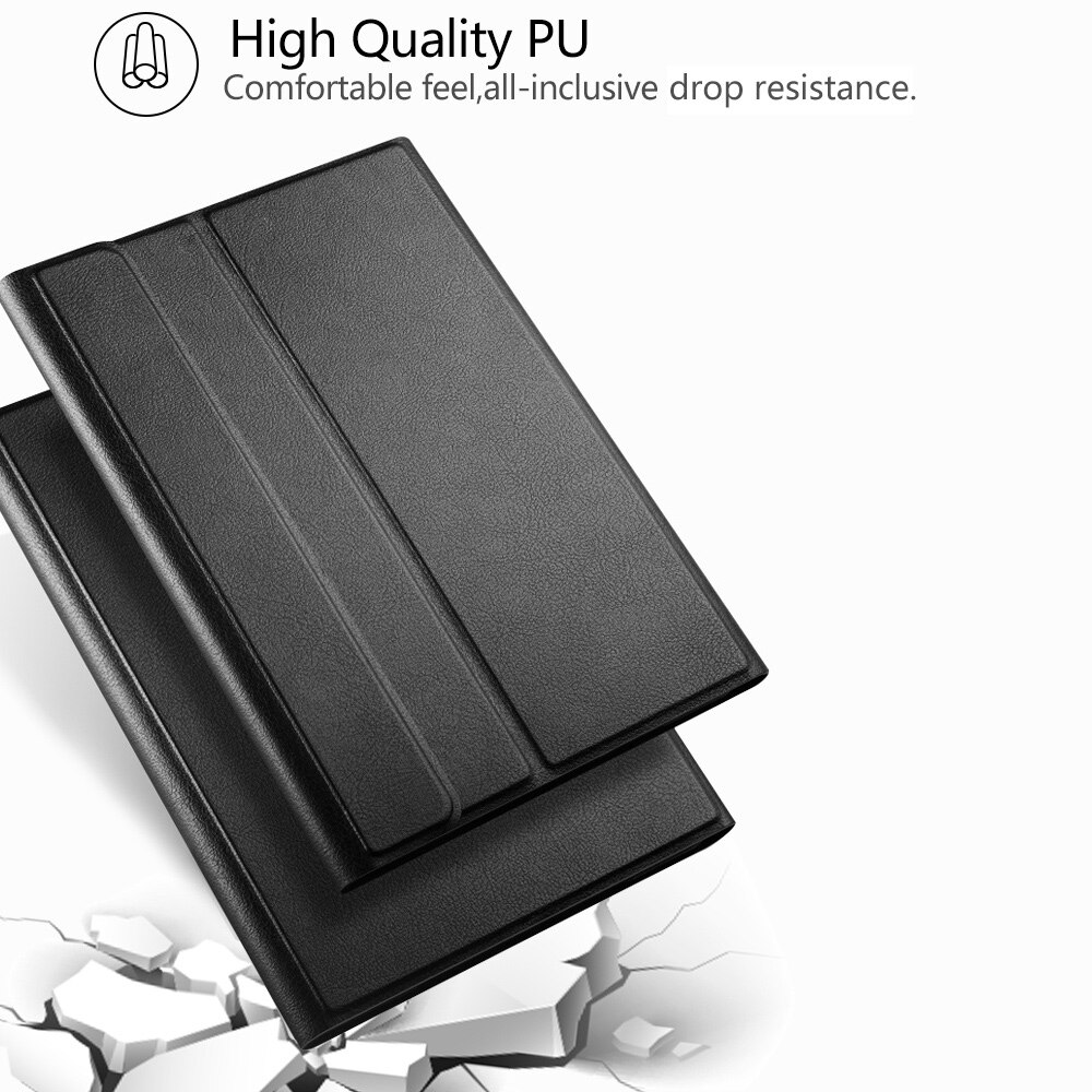 Smart case mit touchpad-tastatur für samsung galaxy tab a  a6 10.1 mit s pen sm -p580 sm-p585 p580 p585 tablet-tastatur