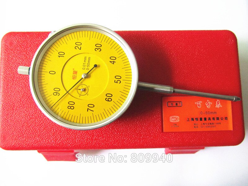 50mm Metric Dial Indicator Dial indicator gauge 0-50mm Measuring Tool