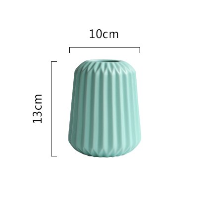 1pc vases origami en céramique pour fleurs, décoration d'intérieur, vase de table, pièce maîtresse en porcelaine, récipient pour plantation d'eau: K