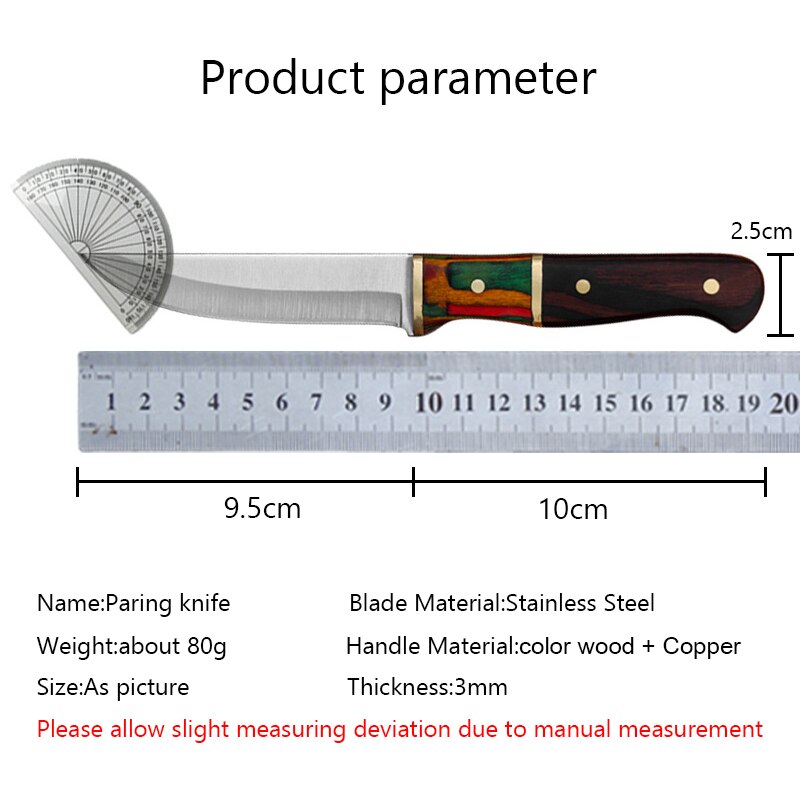 Stainless Steel Kitchen Knife Chinese Chef Knives Paring Knife vegetables Meat Fruit Knife Picnic Cooking Tool