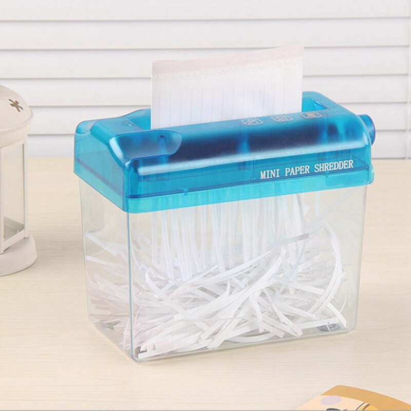 Portable Mini-Shredder Manual Shredder Manual A6 Paper Cutting Tool Office Household Desktop Paper Shredder