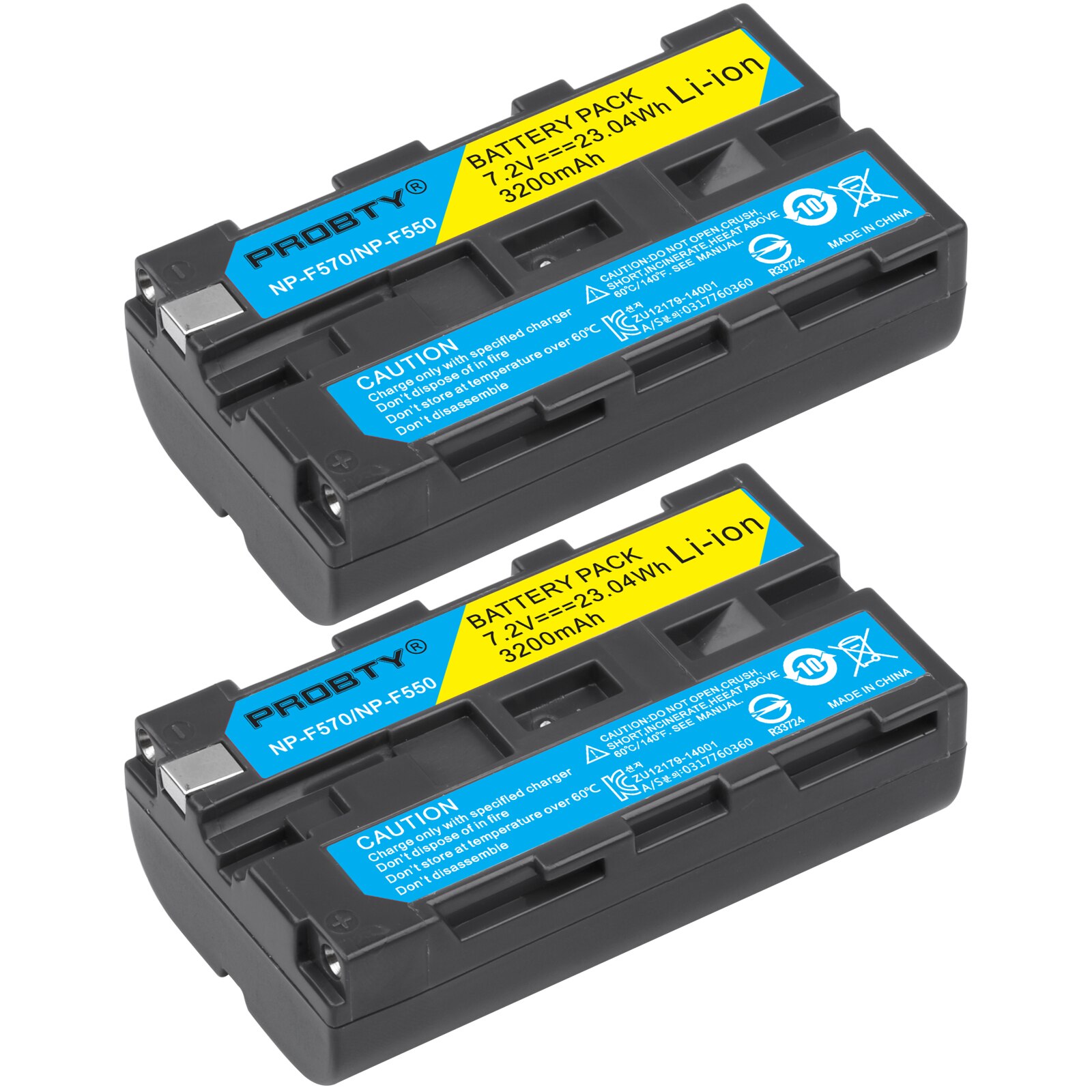 Pour sony NP-F550 NP F570 NP F550 batterie pour Sony CCD-RV200 SC5 TR940 TR917 Caméra CN-160 CN-216 CN-304 YN 300 VL600 LED Vidéo
