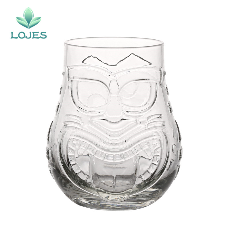 470ml Hawaii Tiki Becher Cocktail Tasse Bahre Getränke Becher Wein Becher Glas Ostern Insulaner Tiki Becher Bar Werkzeug