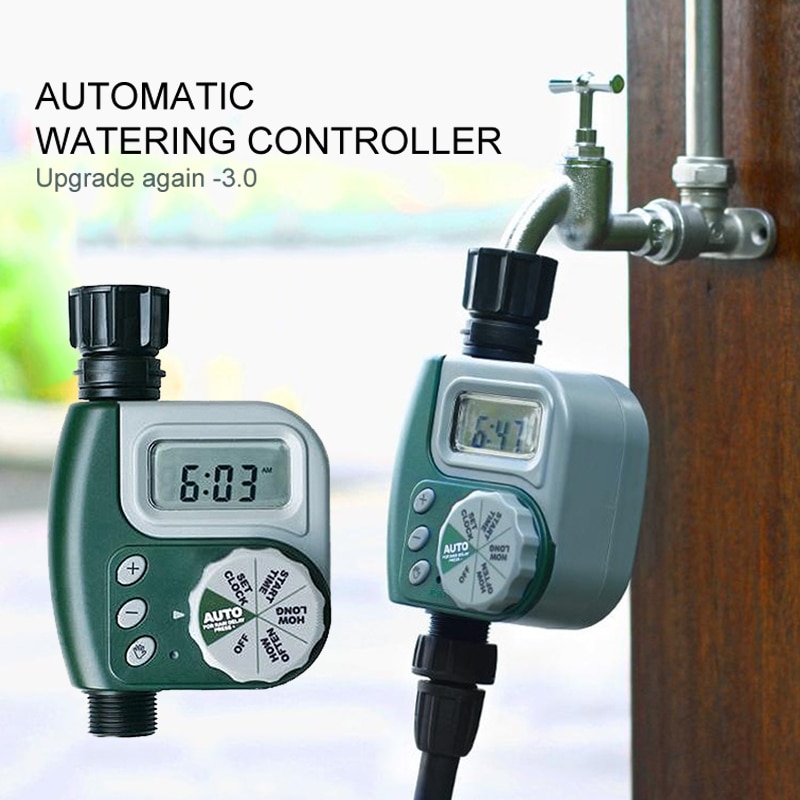 Temporizador de riego automático, temporizador de riego mecánico, controlador de manguera, grifo, suministros mecánicos para invernadero: Default Title