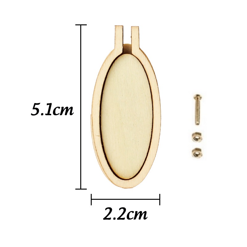10 pezzi mini cerchio da ricamo anello in legno ciondolo rotondo misto kit telaio punto croce per gioielli portachiavi artigianato accessori per cucire: esercito verde