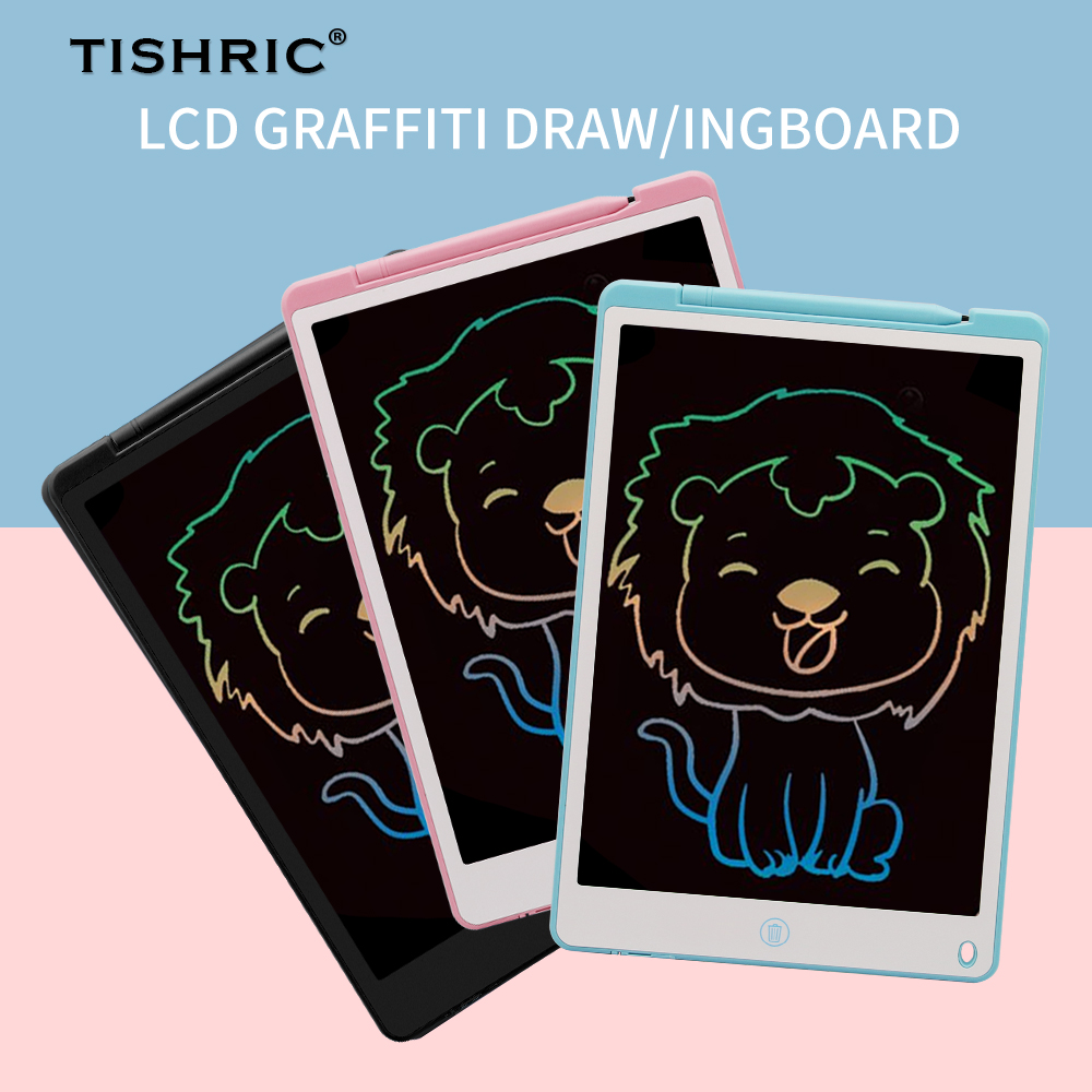 TISHRIC 12 Unch Tablet Graphics Tablet Rainbow Color With Lock Electronics Children&#39;s Tablet Drawing Tablet Tablet With Pen
