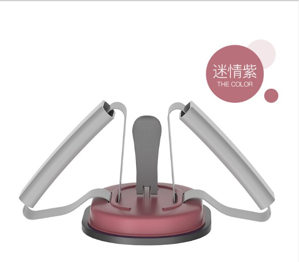 sit ups assistant device Fitness Muscle Training Collapsible portable assist Home Gym Fitness equipment sit-ups free mask: Elegant purple