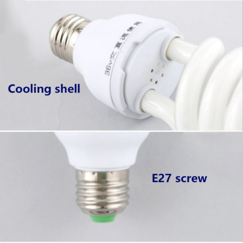 Ledet lyspære 20w 30w 40w lampe ledet pære 36v e27 energisparende pære ledet lampe lampara ledet lyspærer dc batterilampe
