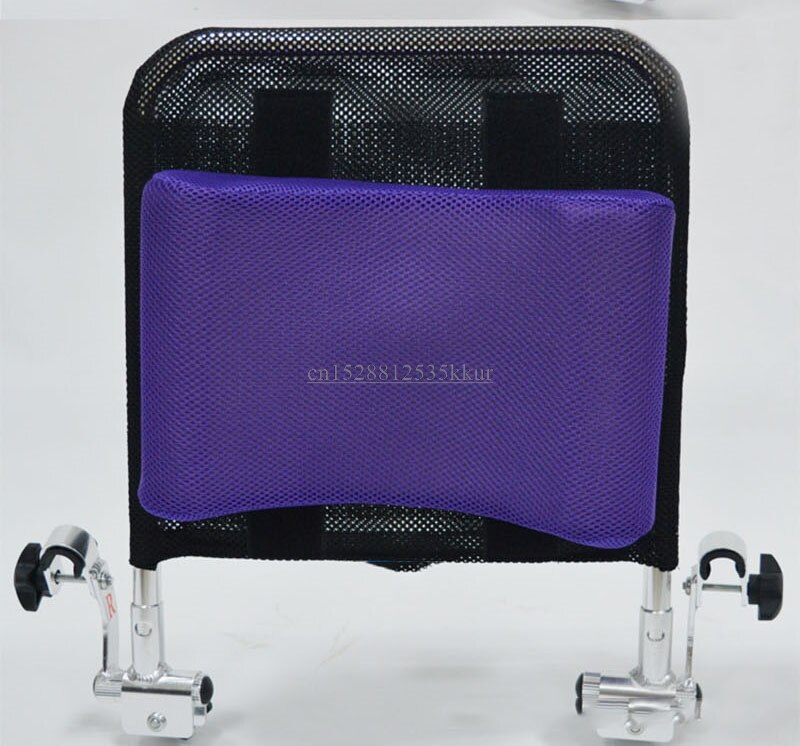 Universal- einstellbare rollstuhl kopfstütze erhöaufgehängt rollstuhl zubehör Rollstuhl Nacken Unterstützung Kopfstütze Kopf Hals Rest Pad: Blau