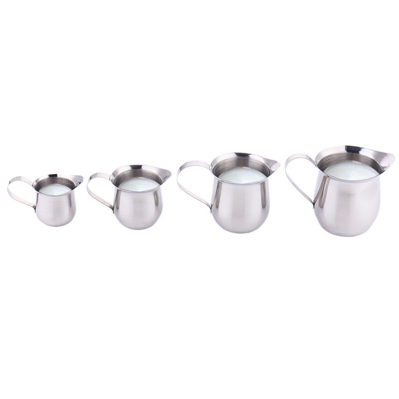 4 Size Koffie & Melk Pot & Saus Sap Jar & Caramel & Gecondenseerde Melk Honing Cup Gadgets Rvs Winkelen