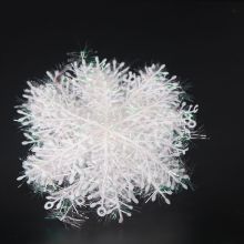 3 pieces of Christmas snowflake plastic snowflake Christmas decoration paste glass hanging on the tree
