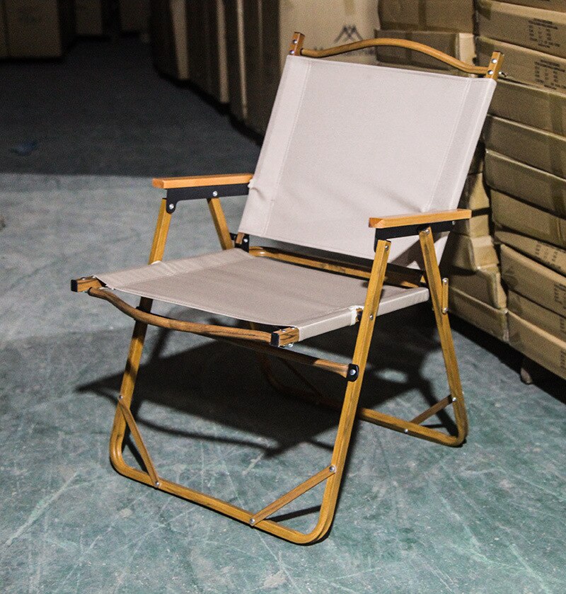 Podróżne krzesełko składane krzesło piknikowe krzesło plażbyć winnym krzesło z drewna Kermit krzesło na wolnym powietrzu kemping krzesło wędkarskie popularne Dropshipping: khaki duży