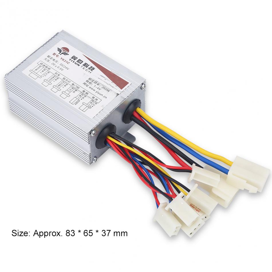 24V/36V/48V 250/350/500W DC Electric Bike Motor Brushed Controller Box for Electric Bicycle Scooter E-bike Accessory