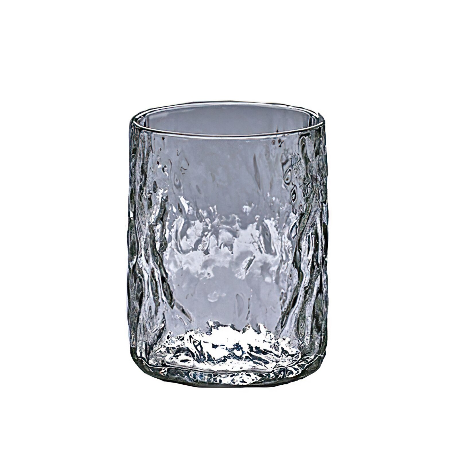 Vasos de cristal para el hogar, vasos de 230ML, para vino, whisky, japoneses, con patrón de cono transparente, para cocina, Hotel y Bar: Default Title