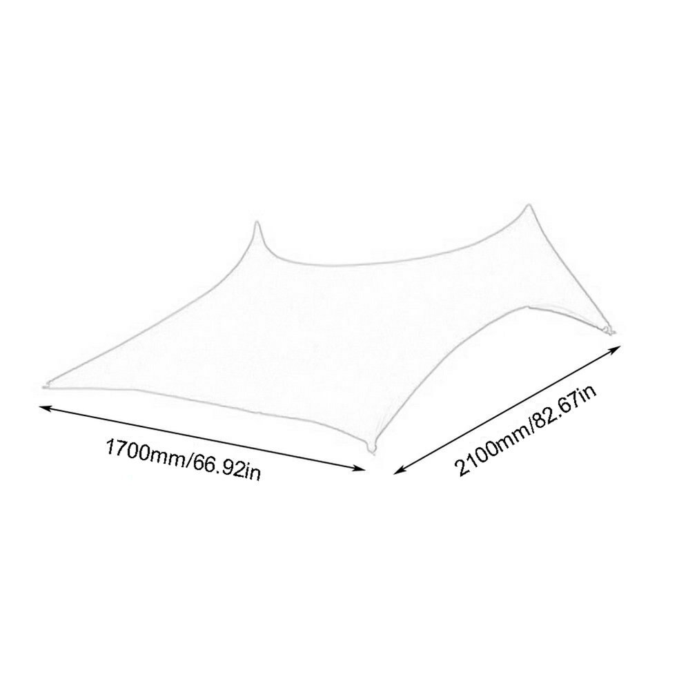 Portátil sol carpa sombra con arena UV Lycra gran familia Canopy para pesca al aire libre playa toldo parasol conjunto
