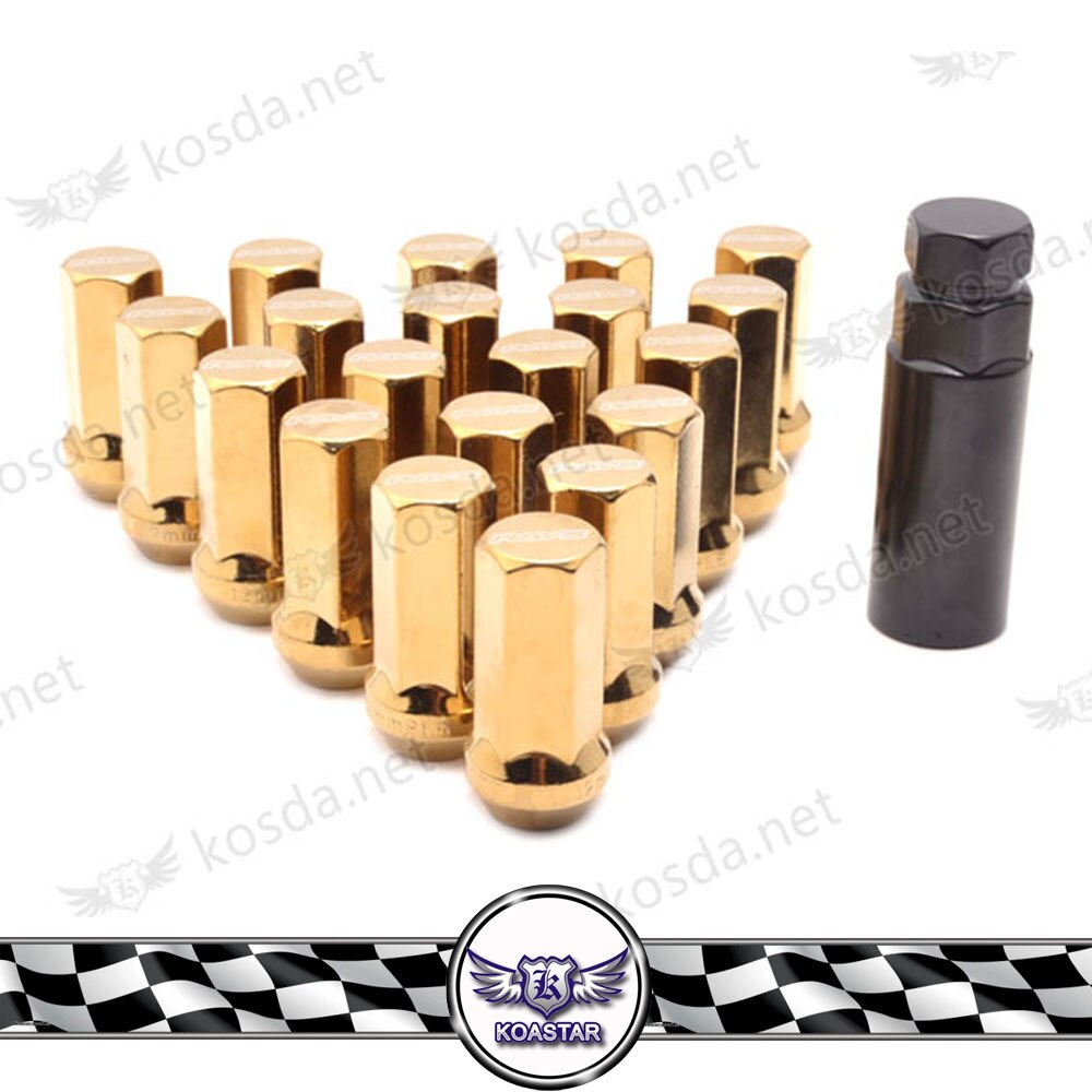 Hyper acier écrou de roue Racing écrous de roue fer Racing écrous de roue lock racing écrous de roue M12 x 1.5 1.25