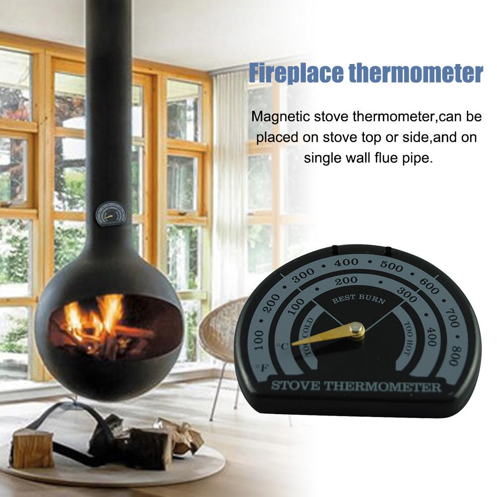 Poêle En Bois, Thermomètre, Cheminée, Ventilateur,... - Grandado