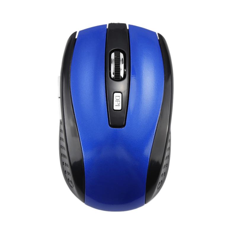 2.4GHz Wireless Cordless Optical Scroll Wheel 1600 Dpi Mouse Mice Ergonomic Mouse For PC Laptop Computer In: blue