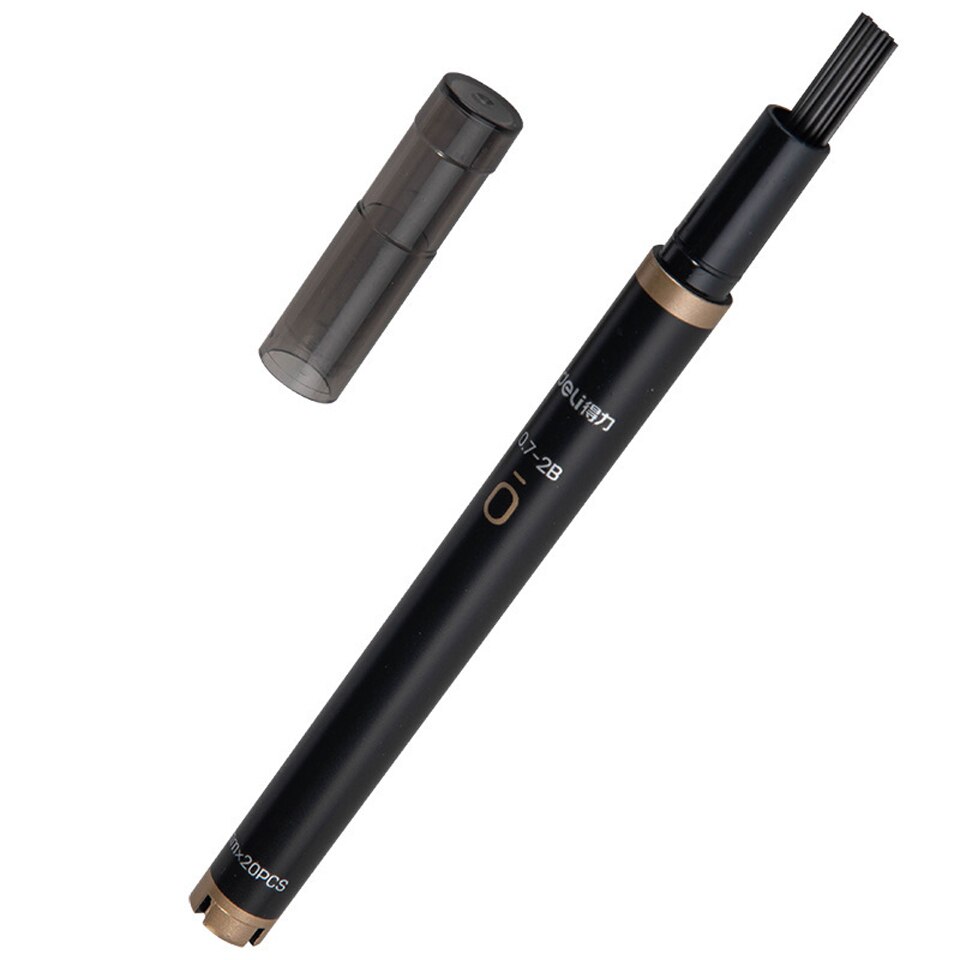 Recargas de plomo de lápiz mecánico, 2B, 0,5/0,7mm, 120MMX, 20 piezas, dibujo largo, plomo especial, producto escolar, proveedor al por mayor