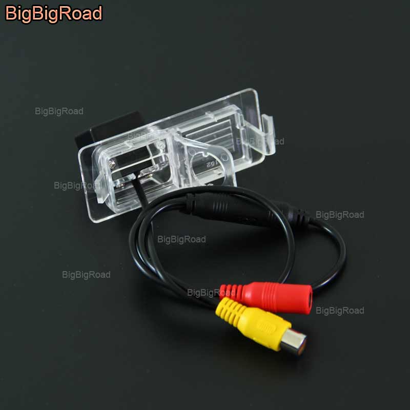 BigBigRoad For Renault Clio 4 IV Car Rear View Backup Reverse Parking Camera With RCA Port Adapter