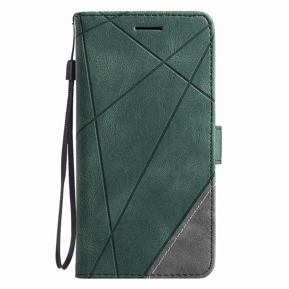 Solid Color Business Holster For Oneplus 8 Pro 1+8 1+8Pro One plus 8 8Pro Cute PU Leather Phone Case Hit Color Stand Cover O21G: For Oneplus 8 / Green