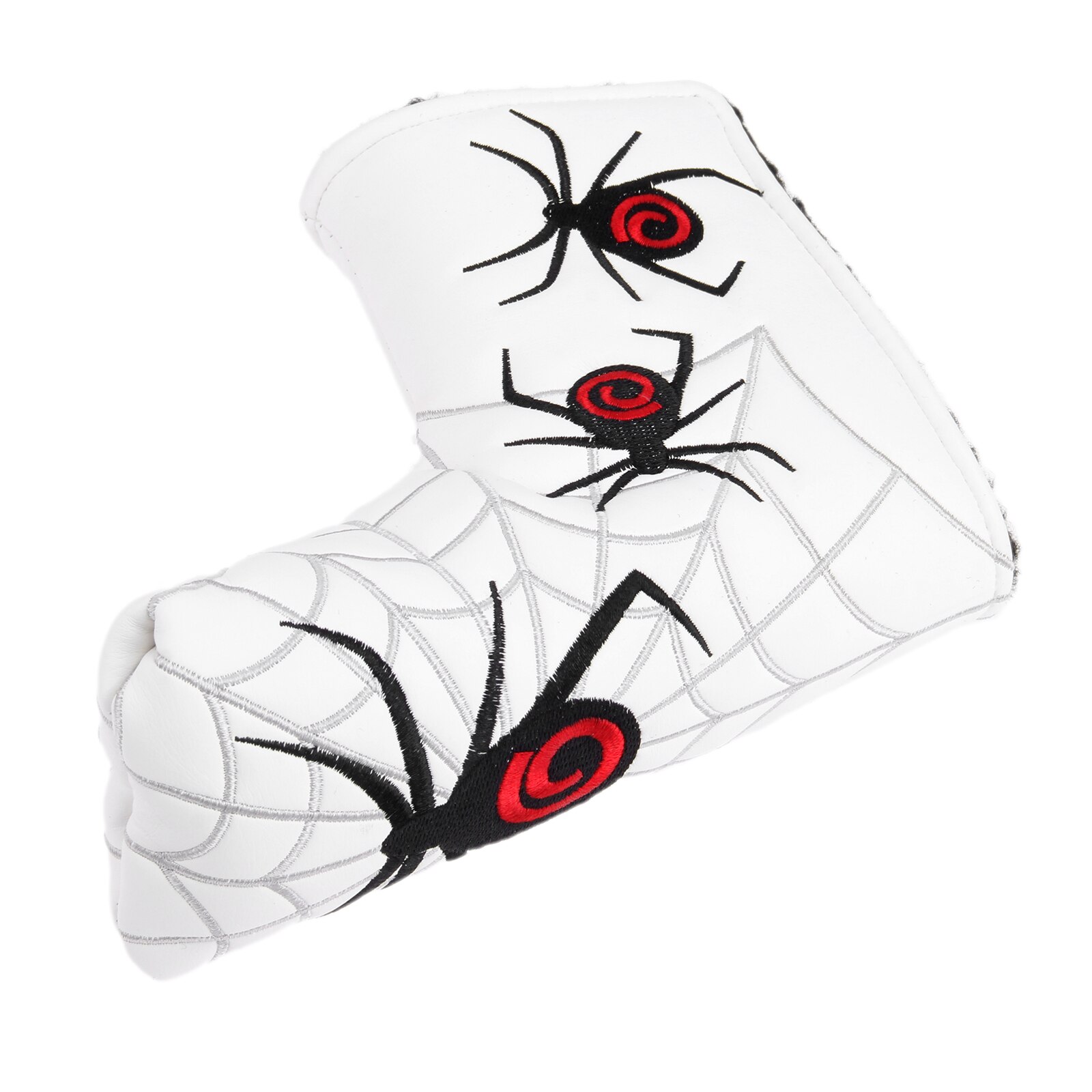 Spindel med silvernät golf putter cover headcover för scotty cameron any blade putter head covers: Vit
