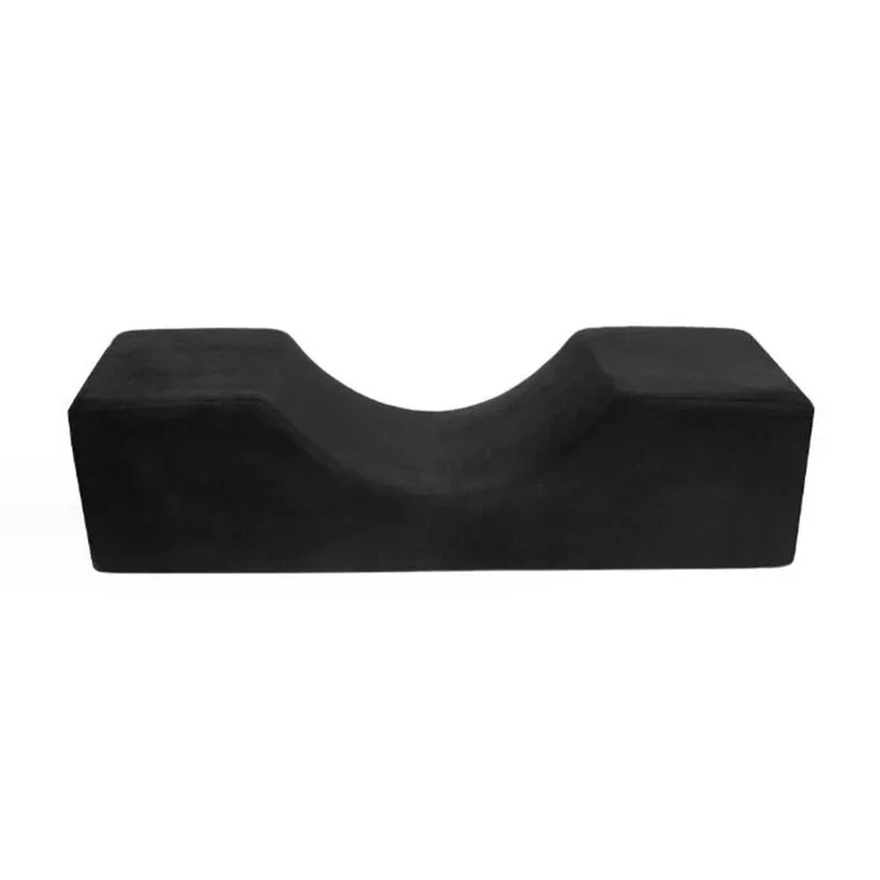 Wimpernkissen Nackenstütze Wimpern Weiches Kissen Pfropfen Wimpern Erinnerung Schaum Wimpernverlängerungskissen mit Tasche machen-hoch Salon: Schwarz