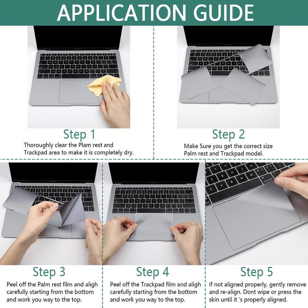 Palm+Touch Pad Sticker & Trackpad Protector Skin for MacBook Air Pro 13 Touch Bar A2337 A2179 A2289 A2338 M1