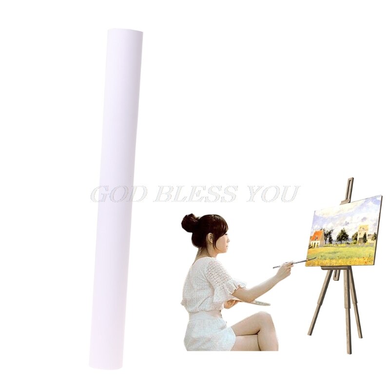 10m Drawing Paper Roll White Children Art Sketch Paint Painting Board