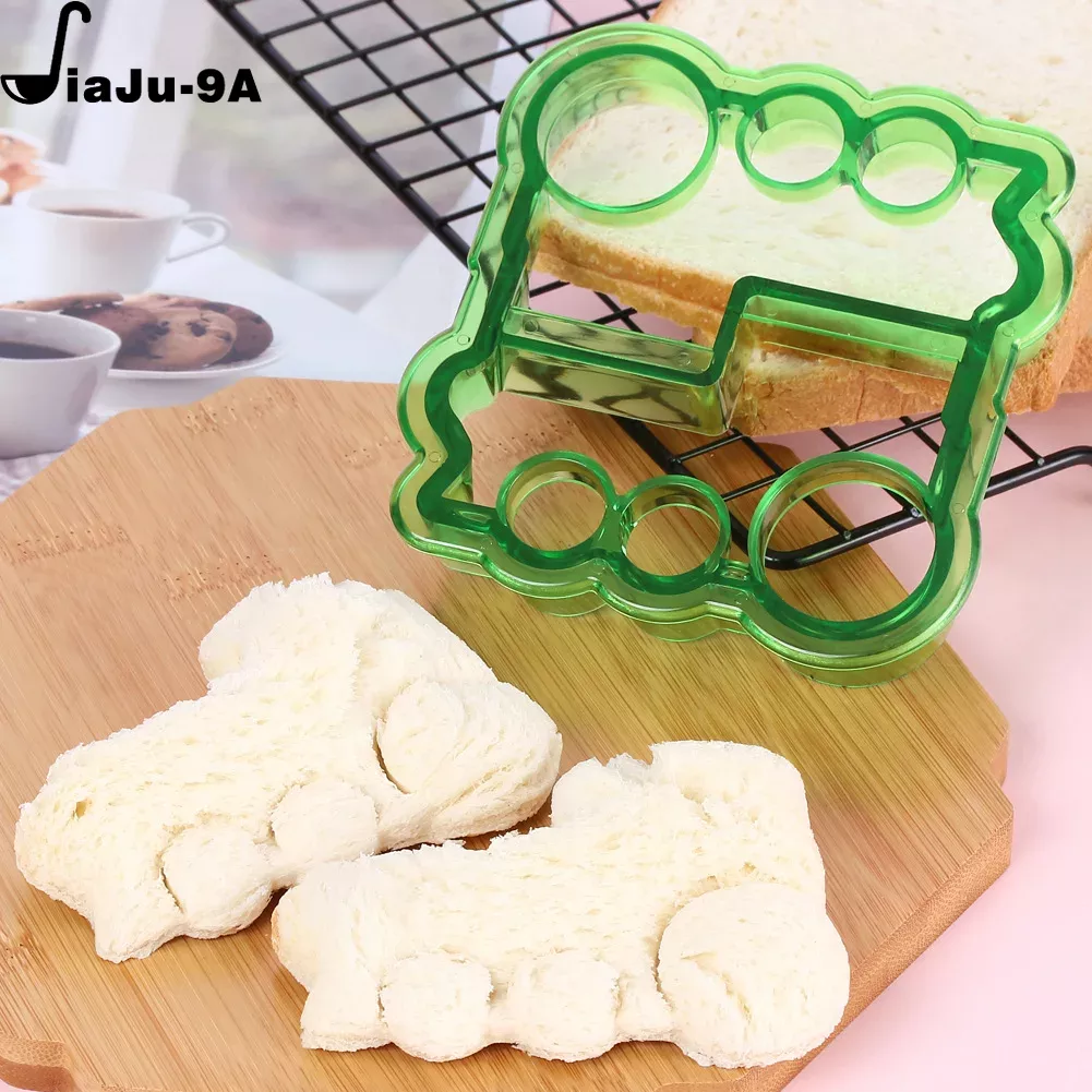 Cortadores de sándwiches para niños, molde de plástico para cortar pan de comida, sellador, cortador de almuerzo, para niños, accesorios de cocina