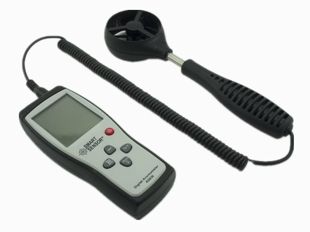 Digitale Wind Geschwindigkeit Meter anemometer Messgerät diagnostizieren-Werkzeug Luft Wind Geschwindigkeit Meter 45 mt/s Temperatur Messung Daten Halten wie836