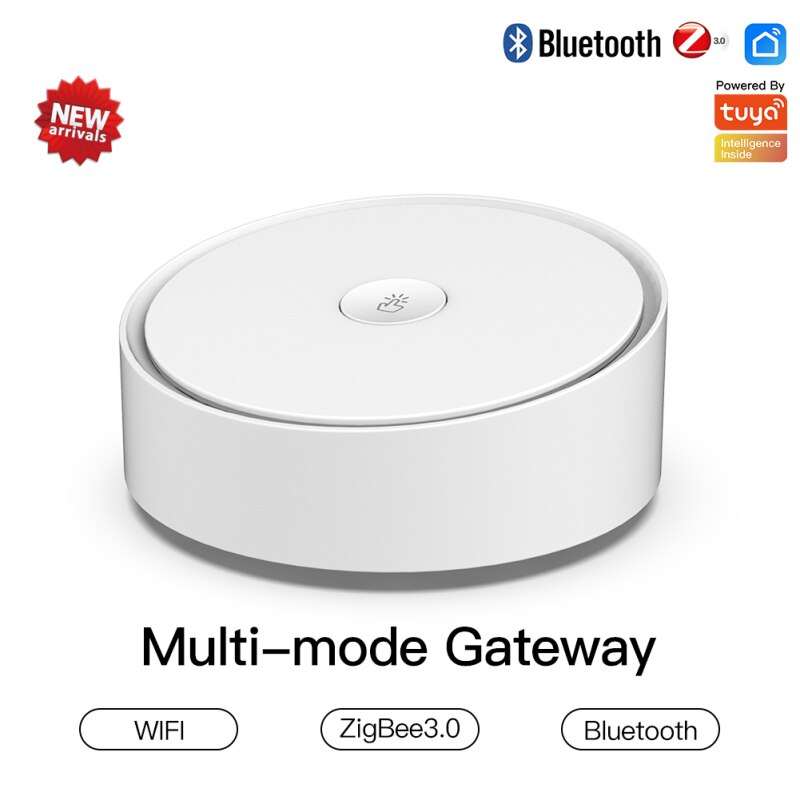 1PC Bluetooth Multi-mode Gateway Smart Home Gateway ZigBee WIFI Bluetooth Mesh Hub Work Stable Control Of 128 Devices Wireless