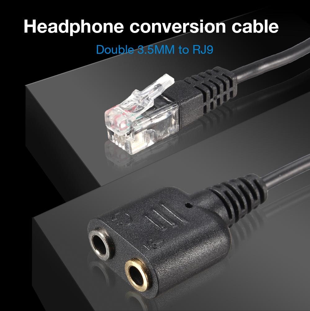 Line Cable Rj9 Data line 3.5MM to RJ9 Crystal Head Headphone Conv... – Grandado