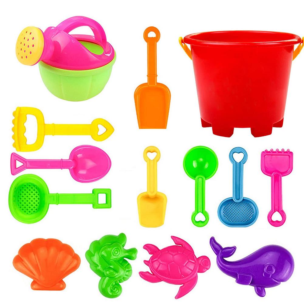 14Pcs Kinderen Zand Spelen Speelgoed Strand Gereedschap Set Grappige Water Beach Seaside Gereedschap Kinderen Strand Zand Speelgoed Schop tool