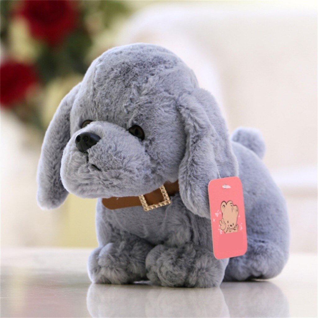 Realistische Teddy Hond Lucky Simulatie Hond Poedel Knuffels Handgemaakte Realistische Figuur Speelgoed Hond Pluche Knuffel Speelgoed # G30