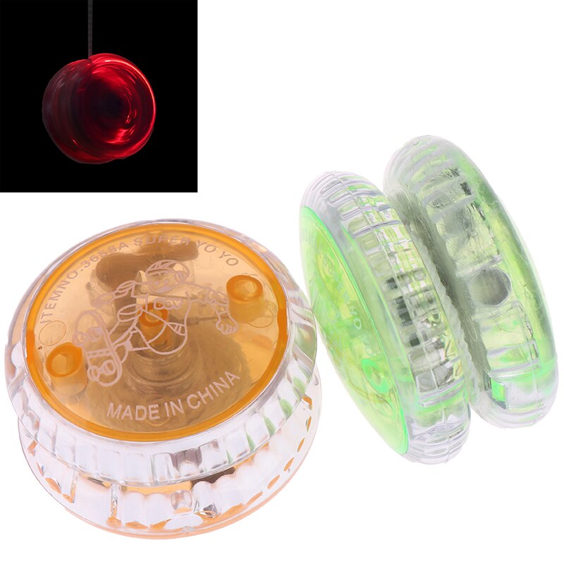 Yoyo kugle lysende, led blinkende yo yo barn kobling mekanisme yo-yo legetøj til børn fest / underholdning