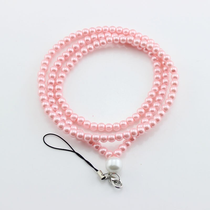 1Pcs Sling Parel Mode Mobiele Telefoon Riemen Lanyard Accessoires Telefoon Camera Universele Lanyard Touw: Pink