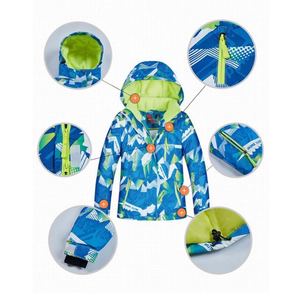 Filles garçons Snowsuit Ski veste pantalon ensemble épaissi thermique imperméable à l'eau coupe-vent enfants Ski snowboard vestes et pantalons ensemble