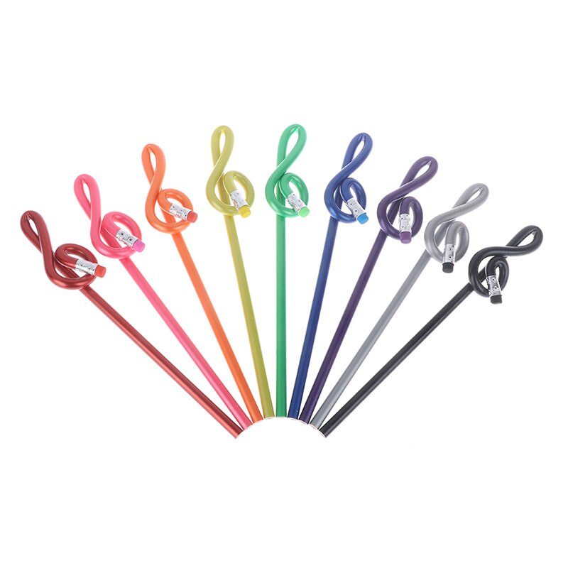 1Pc Potlood Multi Kleur Muzieknoot Potlood Decoratie Potlood School/Kantoorbenodigdheden Muzikant