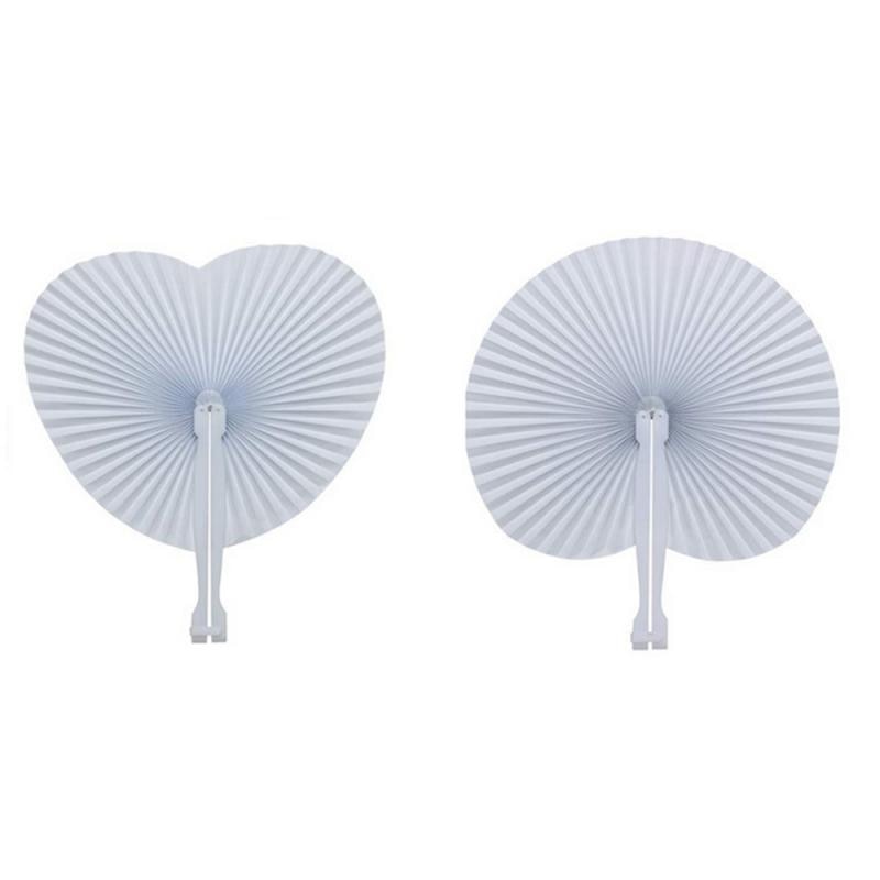 1Pc Vrouwelijke Handheld Fan Chinese Pocket Folding Hand Fan Ronde Cirkel Papier Decoratieve Fan Party Decor Verjaardagsfeestje *