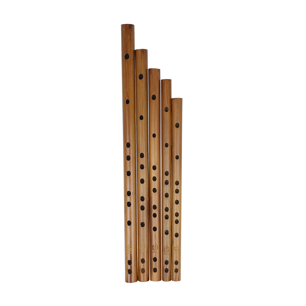 Instrument à vent en bois Piccolo chinois, flûte verticale en bambou, 6 trous, ton C/D/E/F/G, musicaux