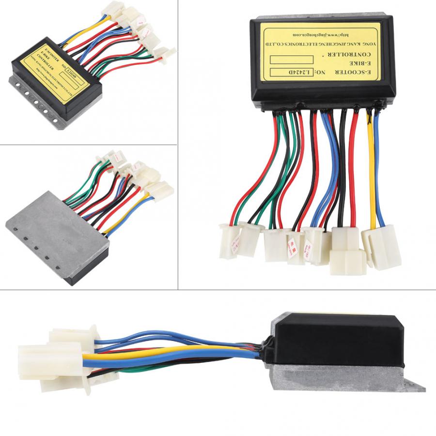 Duurzaam 24V 250W Borstel Motor Controller Voor Elektrische Fiets Scooter Electrombile E-Bike Elektrische Fiets Controller Accessoires