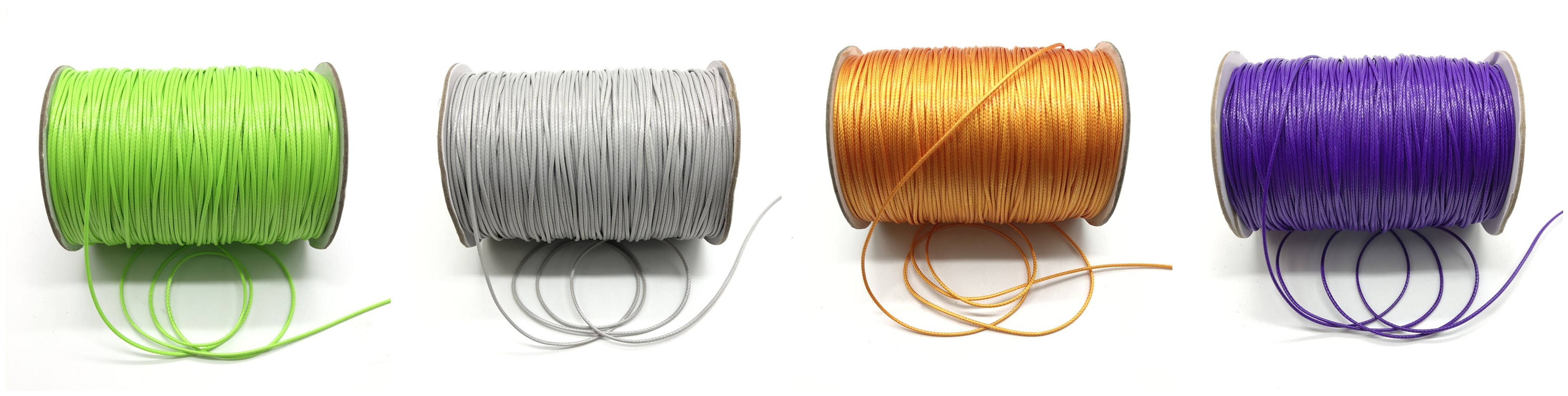 10 Meter/Lot 1.0mm Waxed Cord Thread String Strap Necklace Rope Bead For Jewelry Making DIY Bracelet Necklace