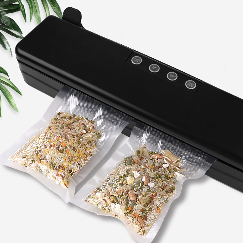 110V/220V Household Vacuum Sealer Packaging Machine Automatic Food Vacuum Sealer Portable Electric Vacuum Sealer for Food Saver